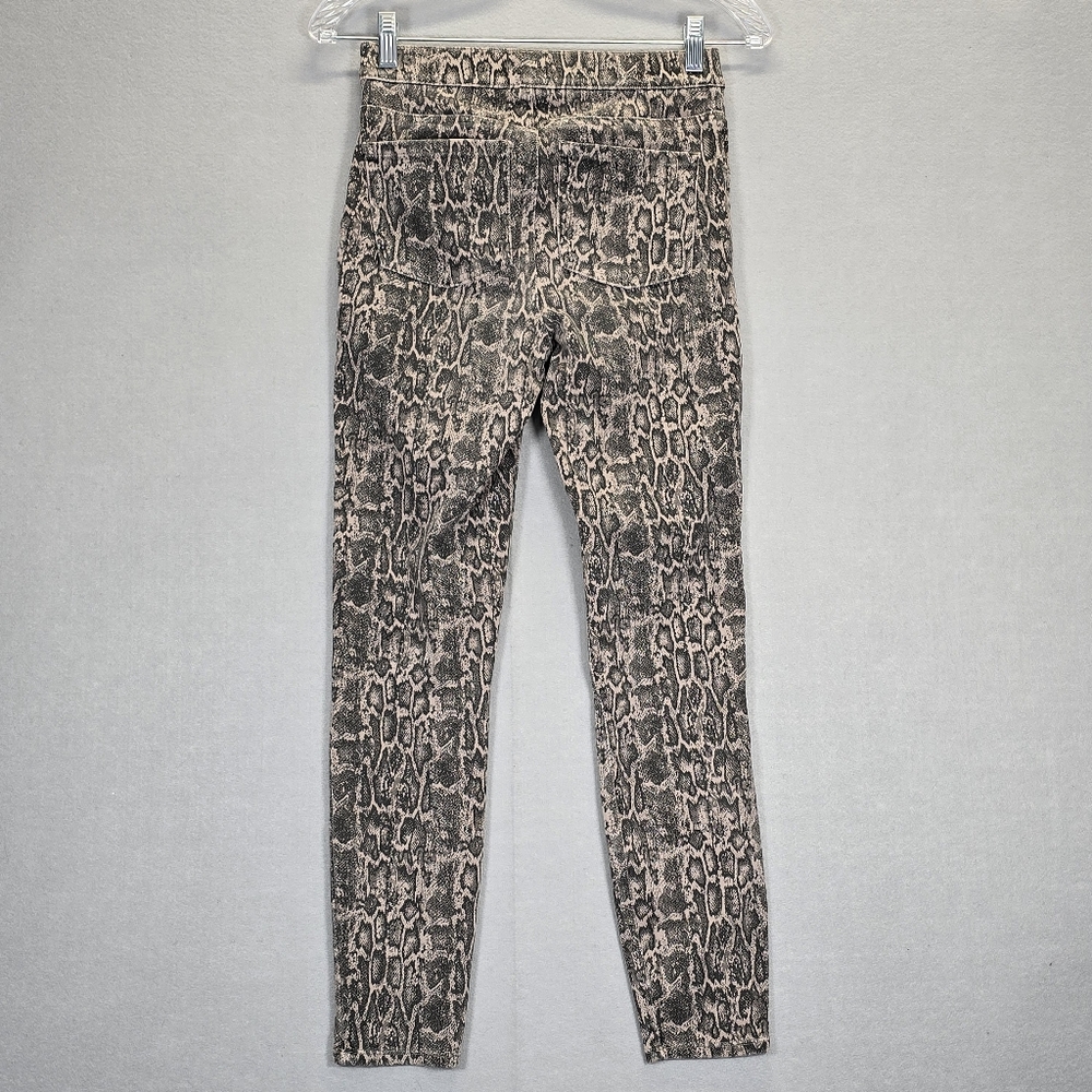 Spanx Stretch Multicolor Snake Python Print Pull … - image 2